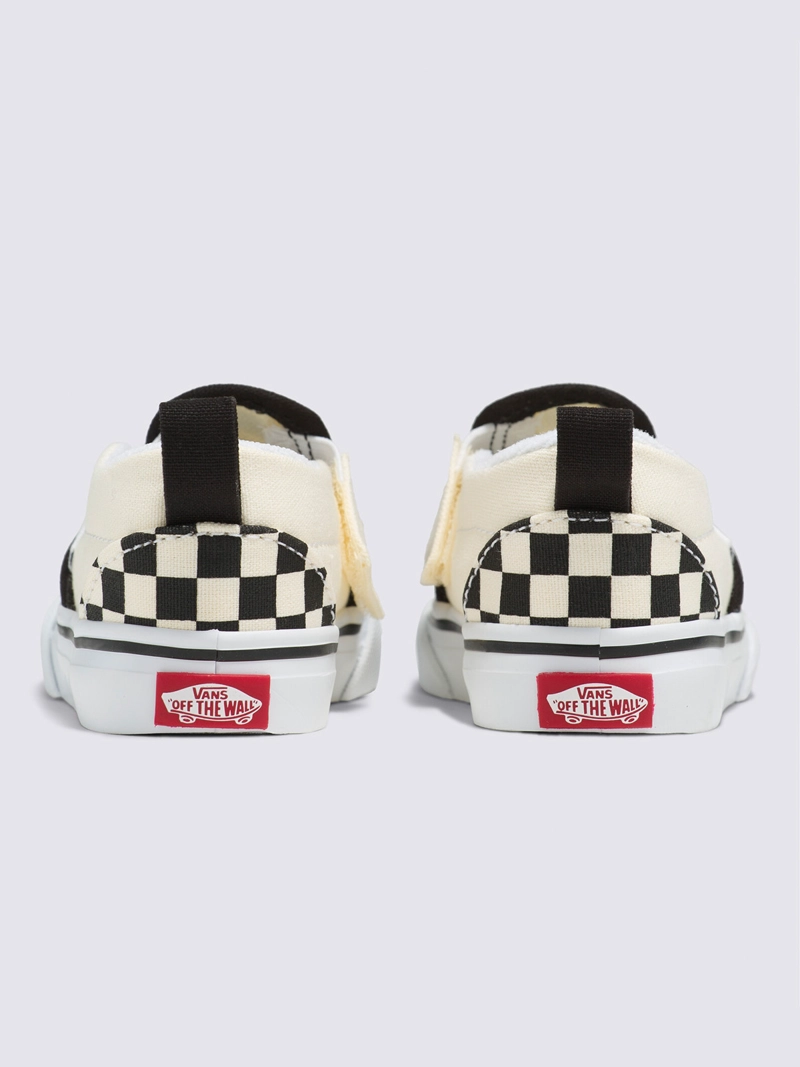 ZAPATILLA BEBE SLIP-ON V (CHECKERBOARD) BLACK VANS - 6
