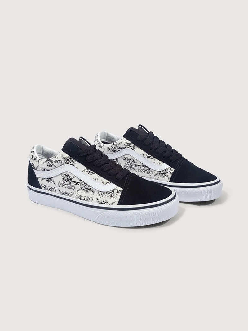 ZAPATILLA JUNIOR (8 A 14 AÑOS) OLD SKOOL NEGRO VANS - 2