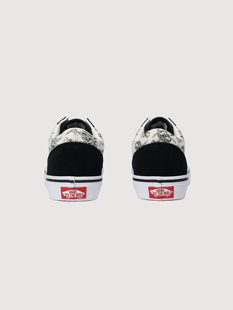 ZAPATILLA JUNIOR (8 A 14 AÑOS) OLD SKOOL NEGRO VANS - 4