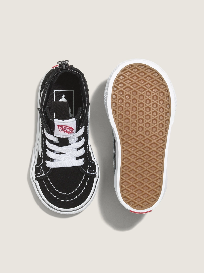 ZAPATILLA CON CAÑA VANS TD SK8-HI ZIP NEGRO NIÑO - 5