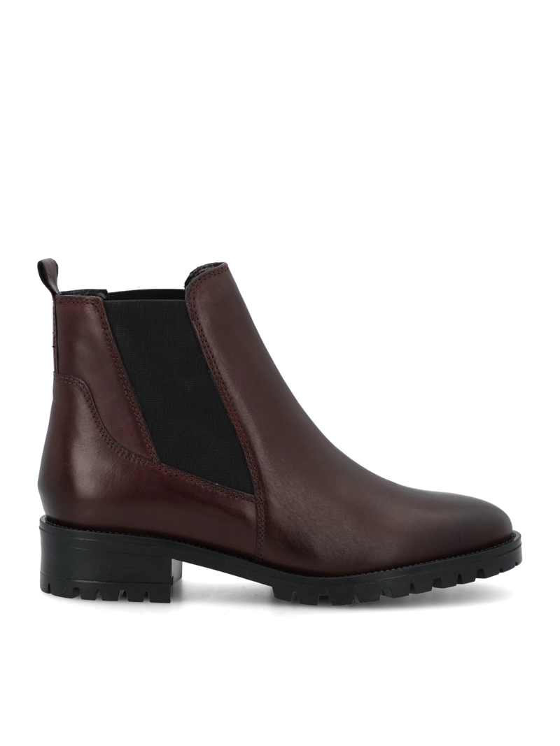 BOTIN CUERO MUJER CARMELI BURDEO HUSH PUPPIES - 1