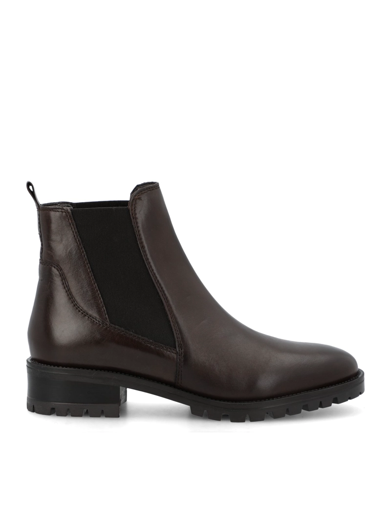 BOTIN CUERO MUJER CARMELI CAFE  HUSH PUPPIES - 1