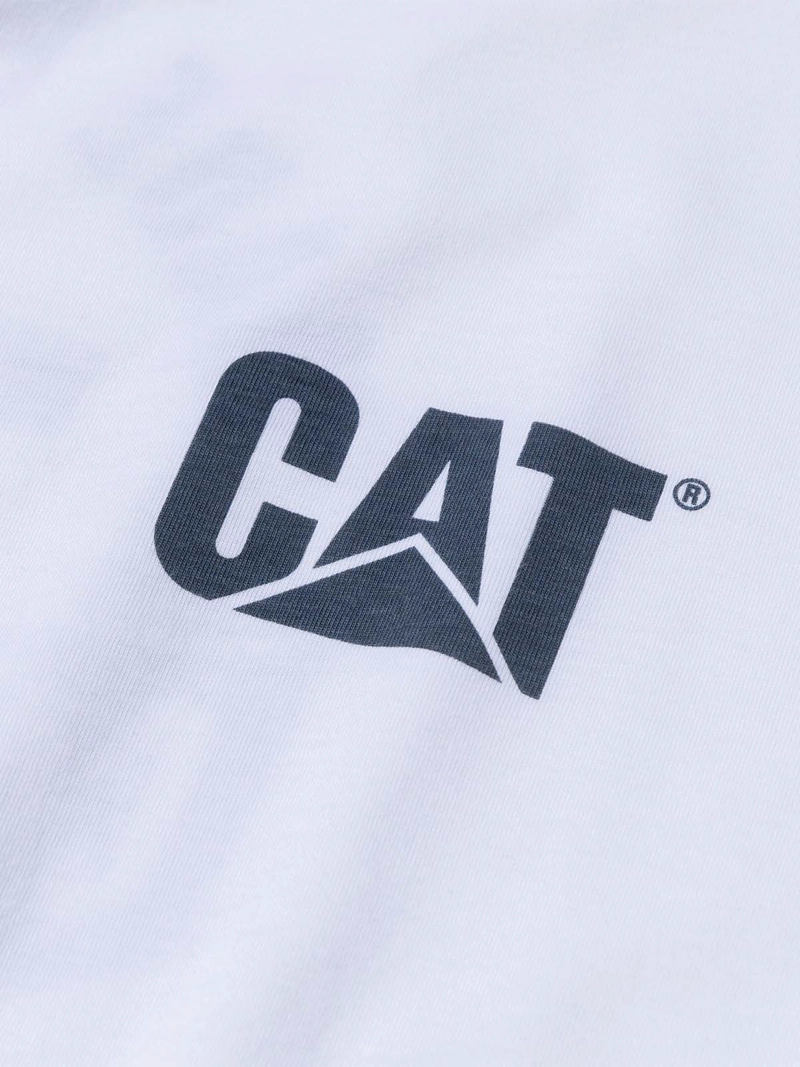 POLERA MANGA CORTA HOMBRE DISEÑO MFW BLANCO CAT - 5