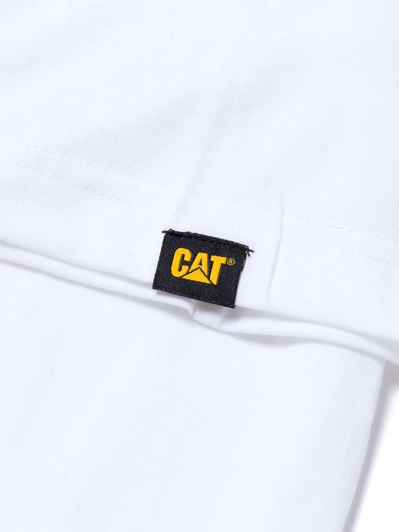 POLERA MANGA CORTA HOMBRE DISEÑO MFW BLANCO CAT - 6