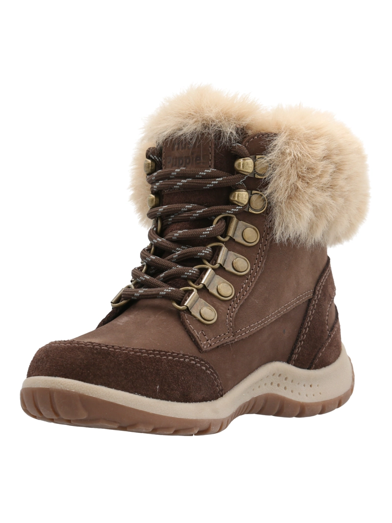 BOTIN CUERO NIÑA NEW FERDA-K CAFE  HUSH PUPPIES - 5