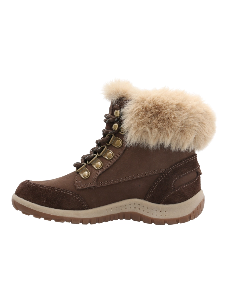 BOTIN CUERO NIÑA NEW FERDA-K CAFE  HUSH PUPPIES - 6