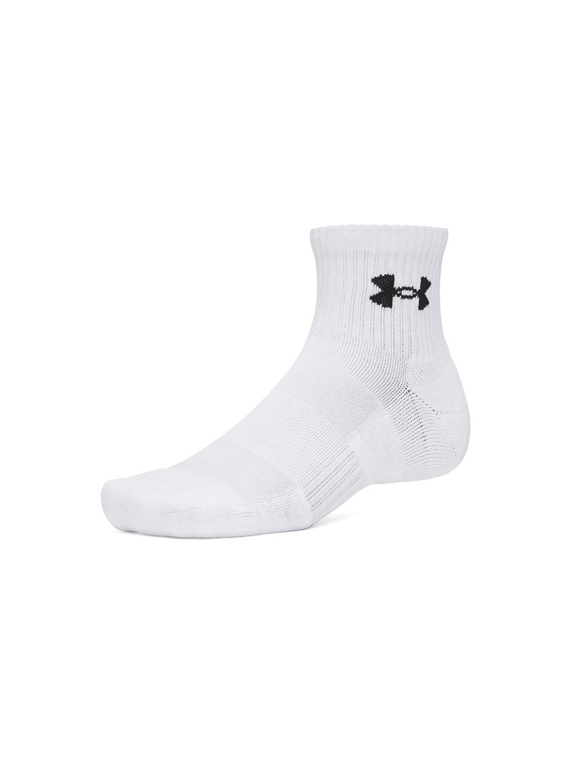 CALCETIN UA PERFORMANCE ALGODON 3-PACK BLANCO UNISEX UNDER ARMOUR - 1