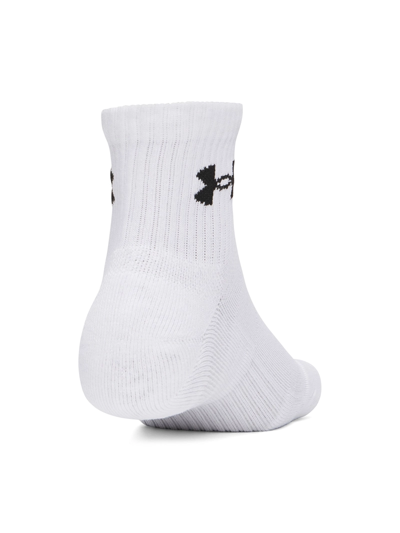 CALCETIN UA PERFORMANCE ALGODON 3-PACK BLANCO UNISEX UNDER ARMOUR - 2