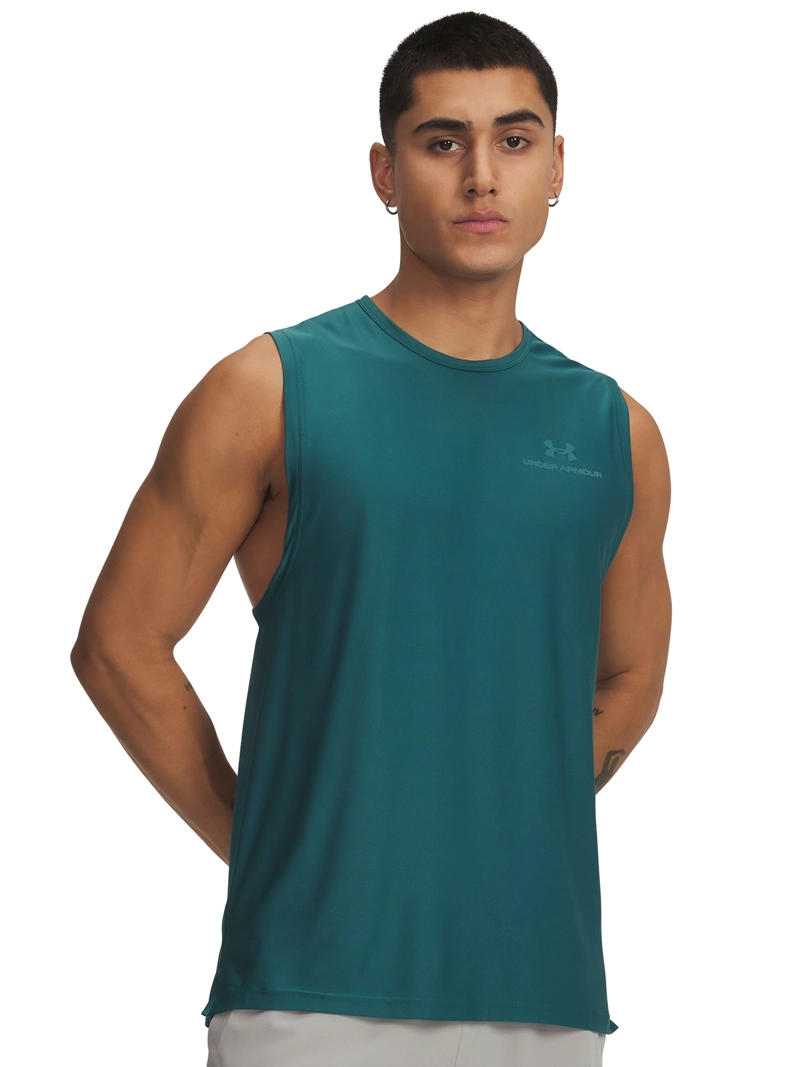 UNDER ARMOUR POLERA S/M UA VANISH ENERGY TANK VERDE HOMBRE UNDER ARMOUR
