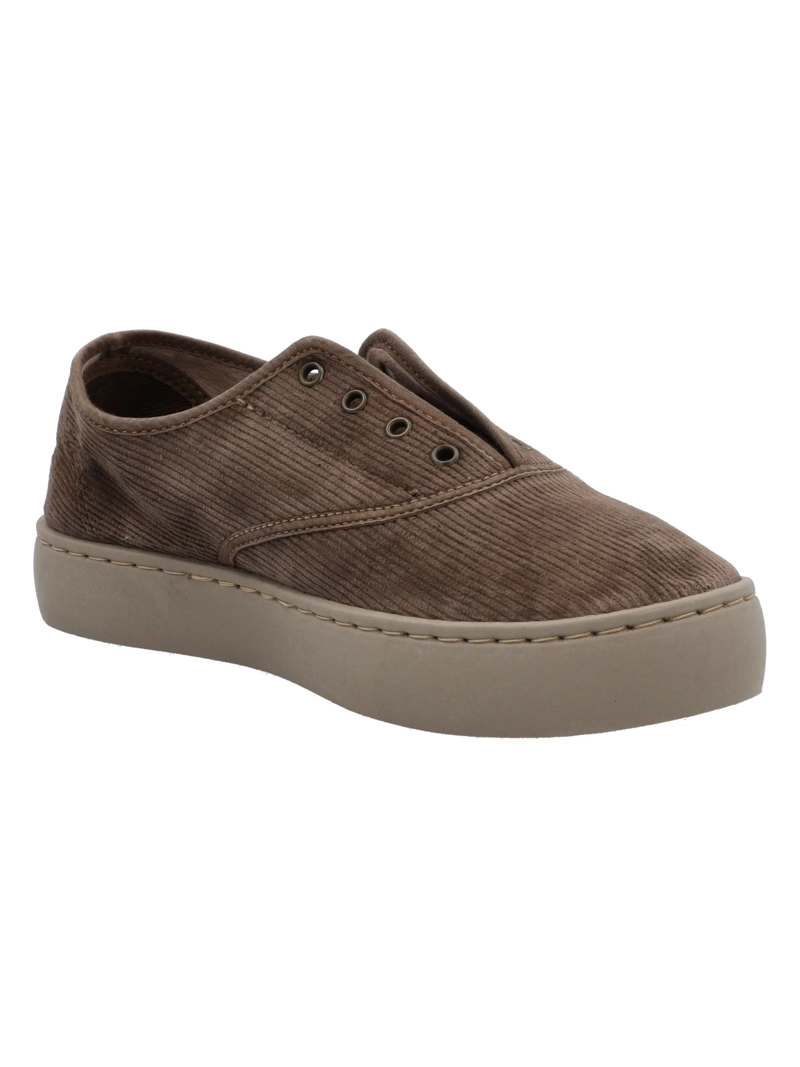 ZAPATILLA ALGODON ORGANICO MUJER MASSON CAFE  ROCKFORD - 2