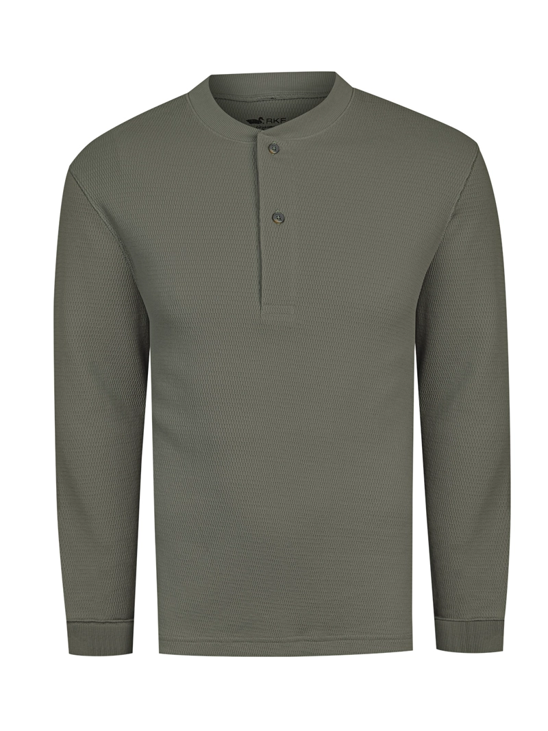 POLERA ALGODON HOMBRE GRAIN VERDE ROCKFORD - 1