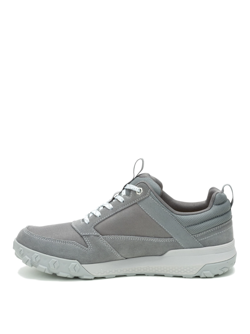 ZAPATILLA CUERO HOMBRE HEX READY LOW MESH GRIS CAT - 4