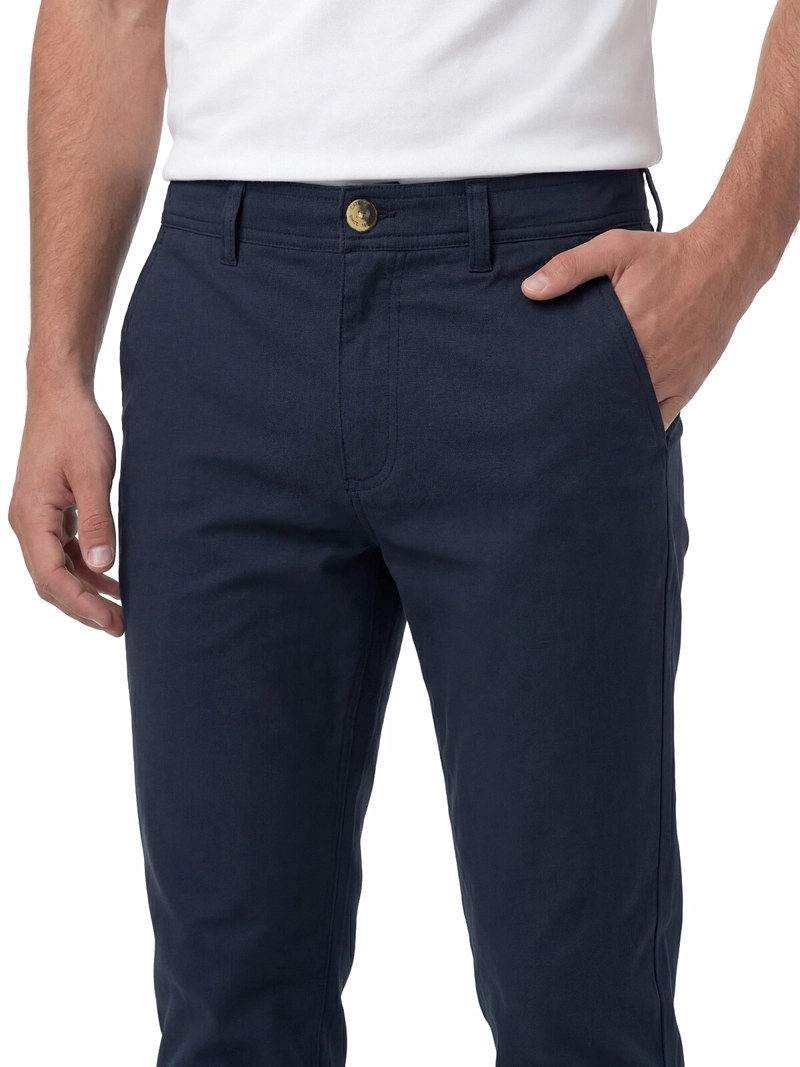 PANTALON HOMBRE SLIM TAPERED CHINO AZUL CAT - 5