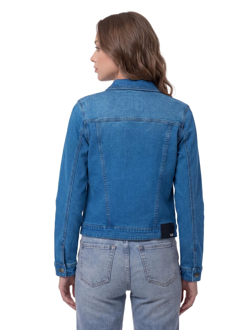 CHAQUETA JEANS MUJER FUNDATION AZUL CAT - 3