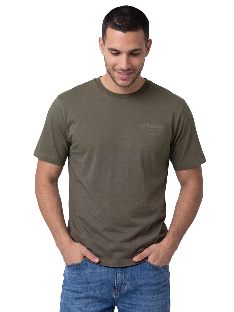 POLERA MANGA CORTA HOMBRE HERITAGE VERDE CAT - 1