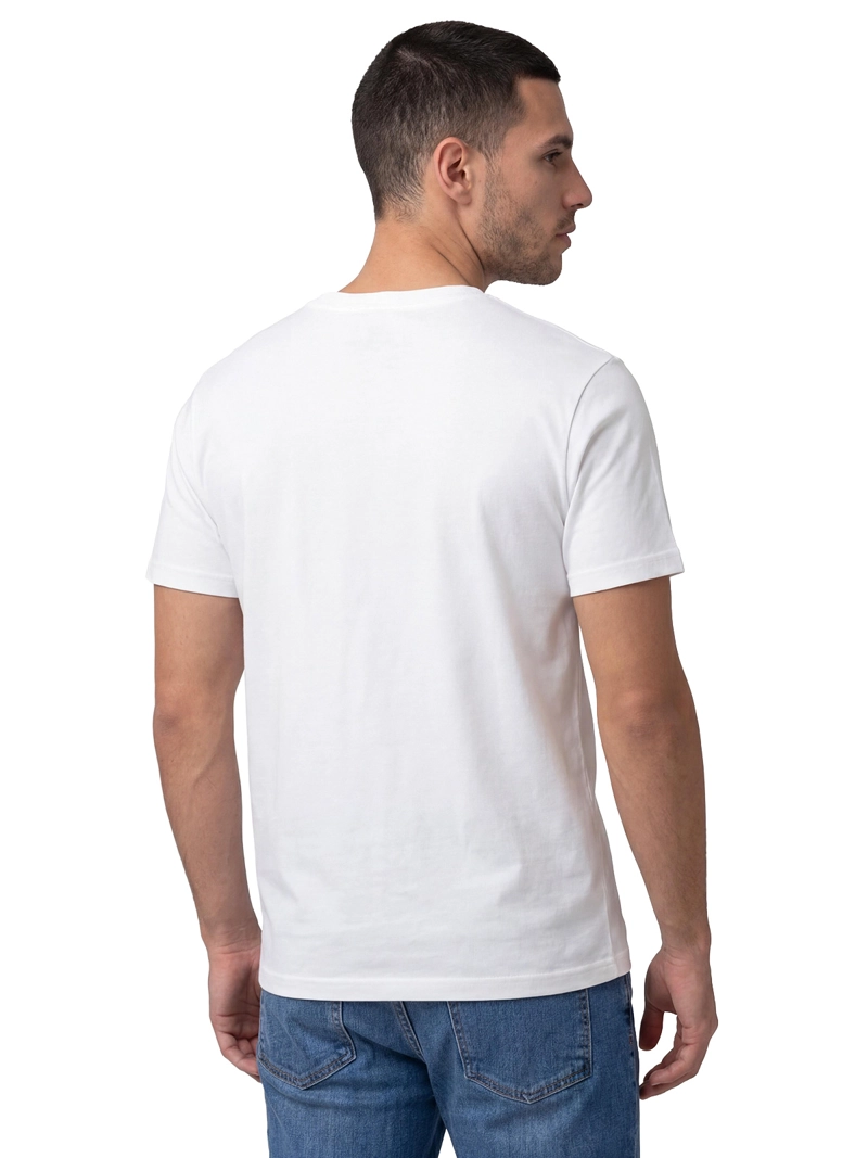 POLERA MANGA CORTA HOMBRE HERITAGE PEORIA BLANCO CAT - 2