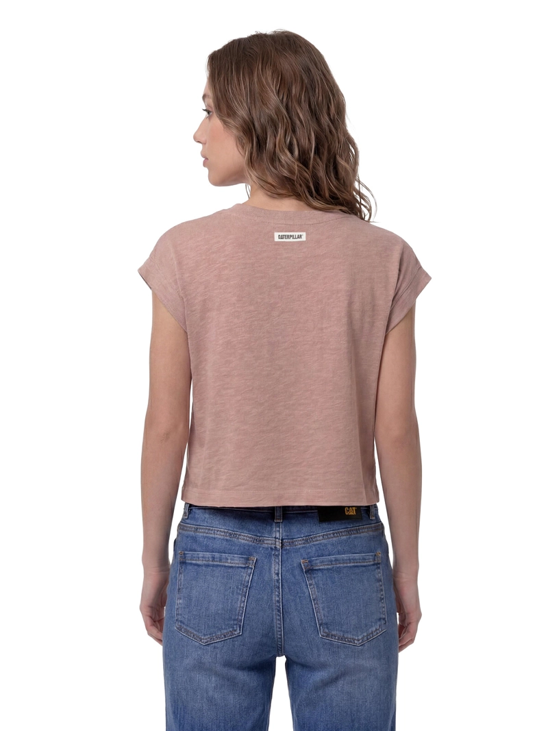 POLERA MUJER SLUB KNIT FASHION ROSA PALIDO CAT - 2