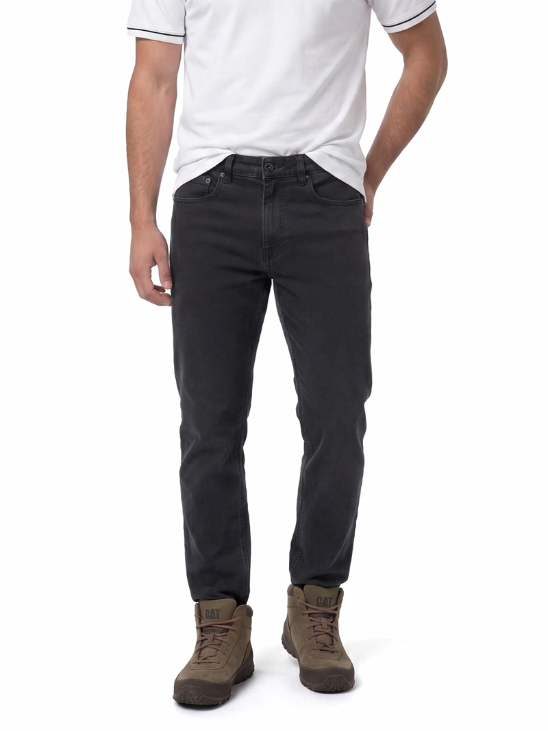 JEANS HOMBRE TRIBLEND STRETCH DENIM SKINNY NEGRO CAT - 1