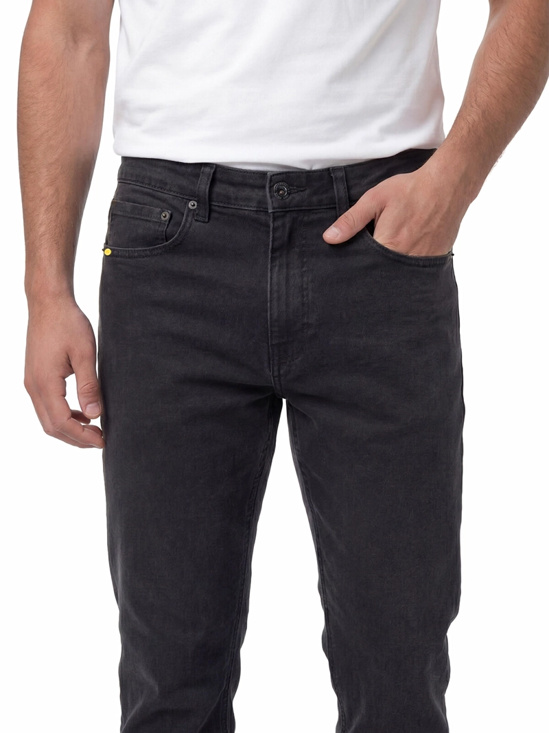 JEANS HOMBRE TRIBLEND STRETCH DENIM SKINNY NEGRO CAT - 5