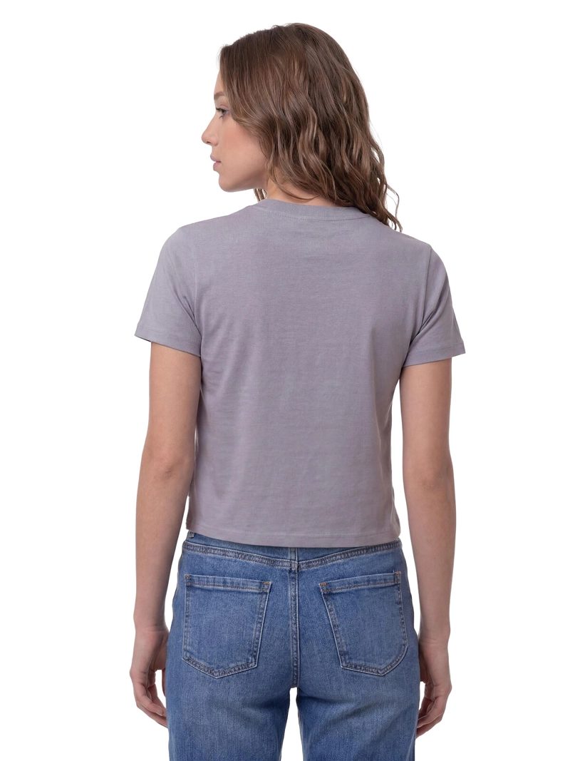 POLERA MANGA CORTA MUJER HERITAGE PEORIA LILA CAT - 2