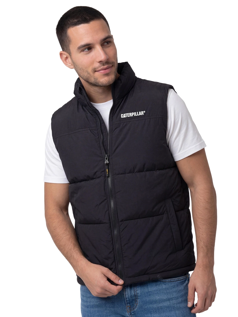 CHAQUETA TERMICA NEGRA HOMBRE CAT - 1
