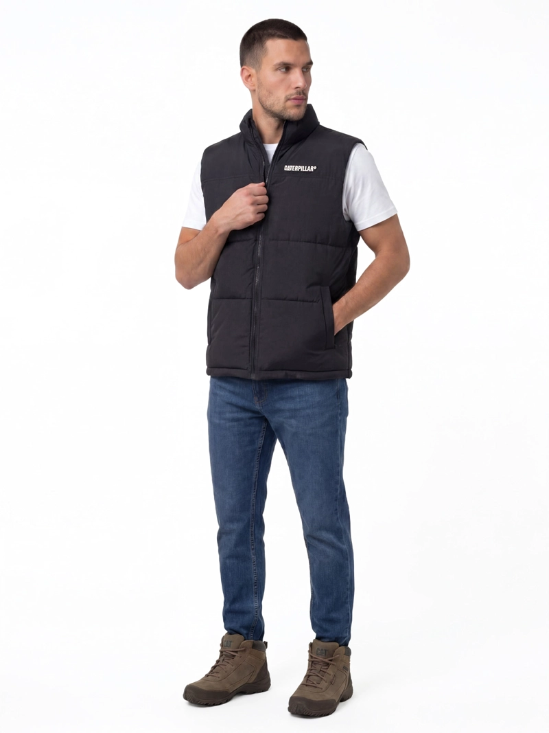 CHAQUETA TERMICA NEGRA HOMBRE CAT - 4