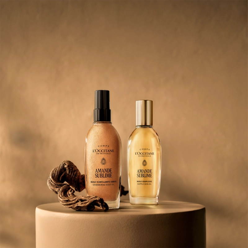 ACEITE CORPORAL CON BRILLO ALMENDRA 100 ML - 6