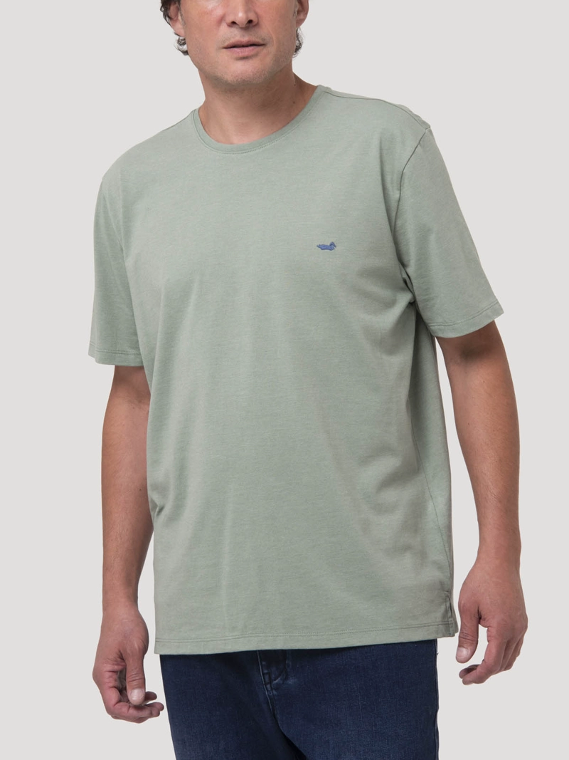 POLERA ALGODON RECICLADO HOMBRE ONETREE AZUL ROCKFORD - 5