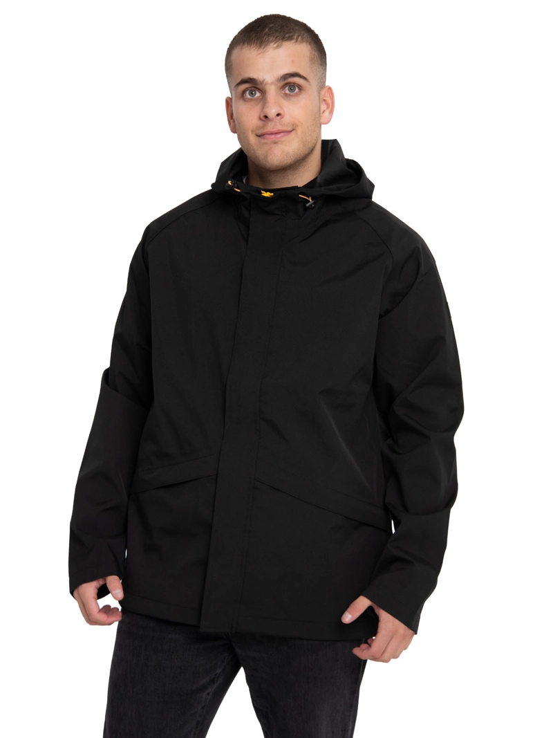 CHAQUETA IMPERMEABLE NEGRA HOMBRE CAT - 1