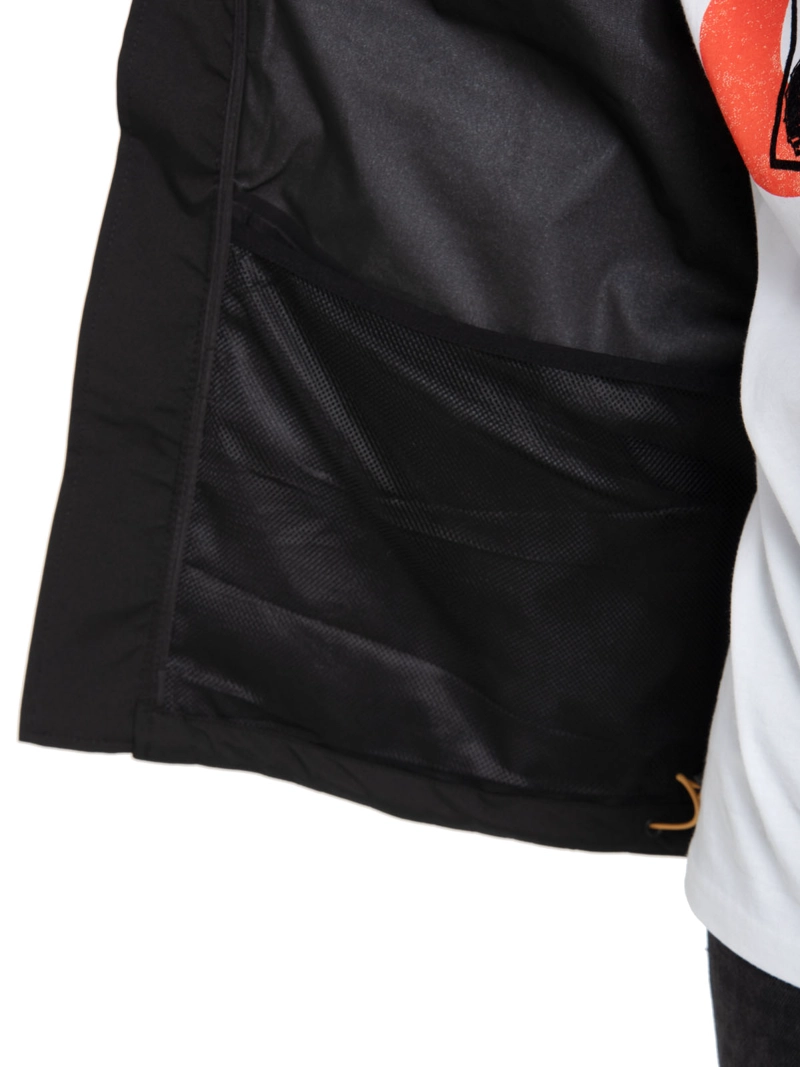 CHAQUETA IMPERMEABLE NEGRA HOMBRE CAT - 7