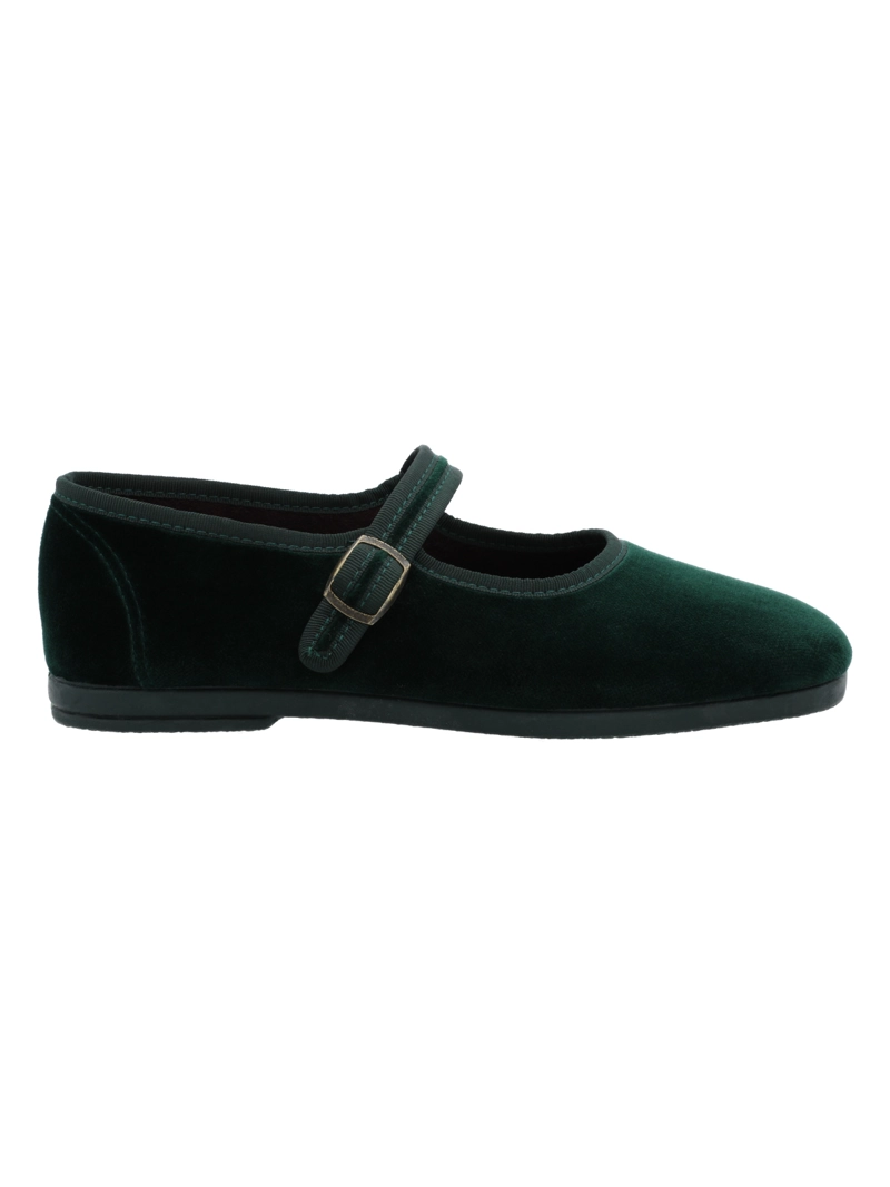BALLERINA TERCIOPELO MUJER OLI VERDE ROCKFORD - 1