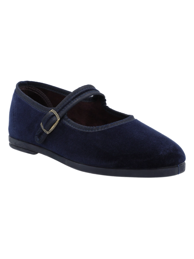 BALLERINA TERCIOPELO MUJER OLI AZUL ROCKFORD - 2