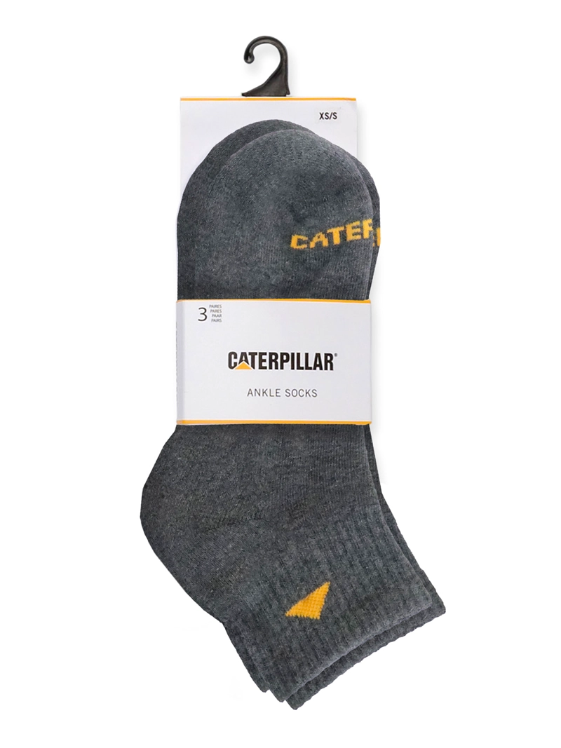 PACK 3 CALCETINES CORTOS UNISEX BASICS GRIS OSCURO CAT - 2