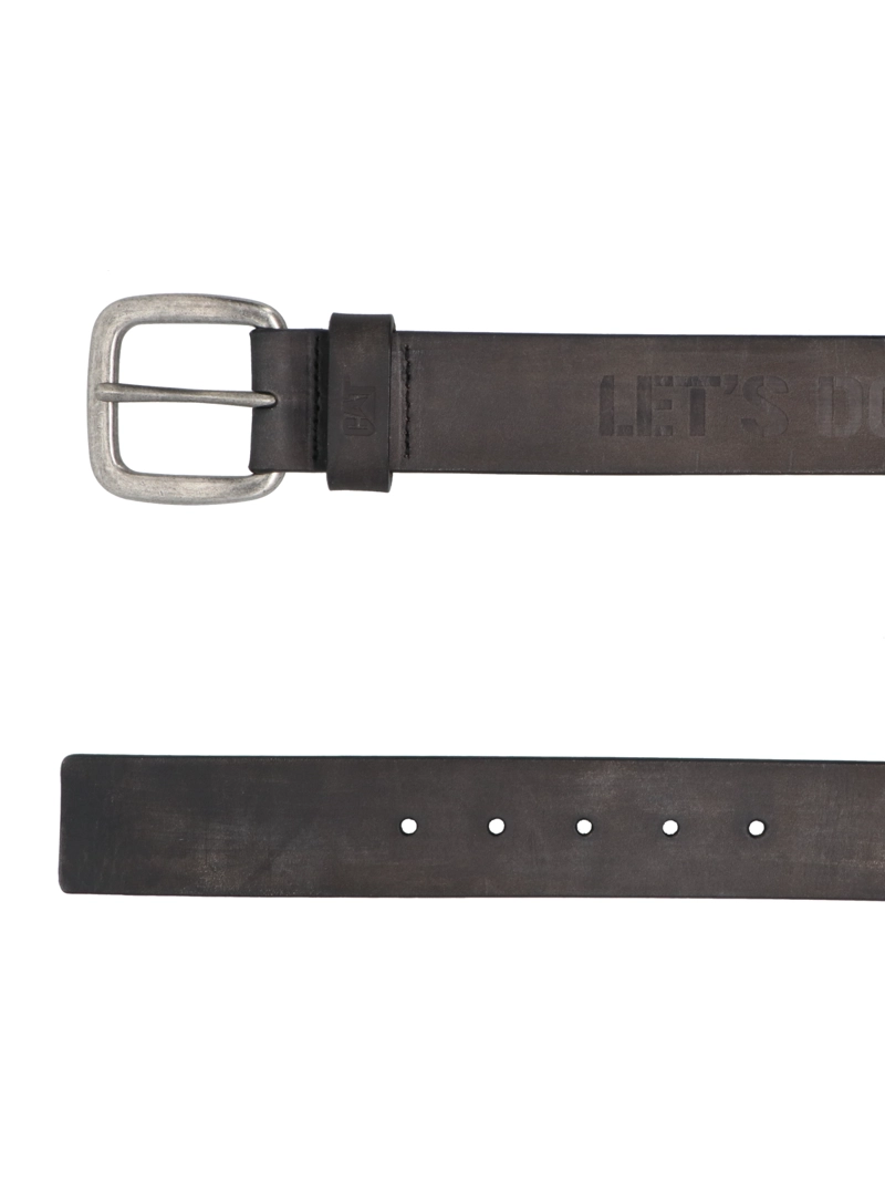 CINTURON HOMBRE DO THE WORK LEATHER BELT NEGRO CAT - 3