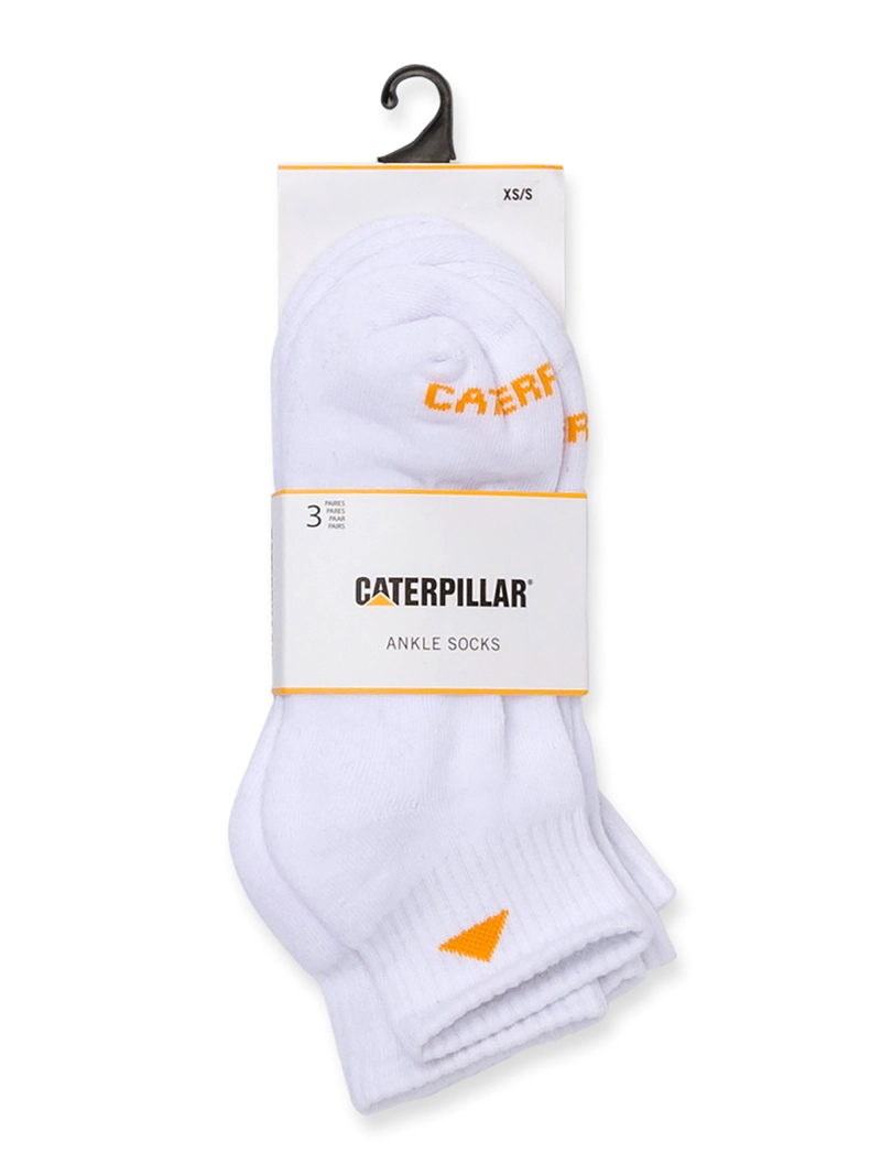 CALCETINES CORTOS UNISEX BASICS ANKLE BLANCO CAT - 2