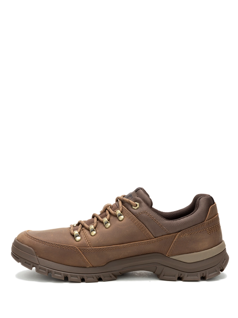 ZAPATILLA CUERO HOMBRE THRESHOLD HIKER LOW CAFE  CAT - 4