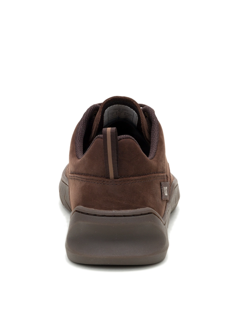 ZAPATILLA CUERO HOMBRE FLEXION LO CAFE  CAT - 6