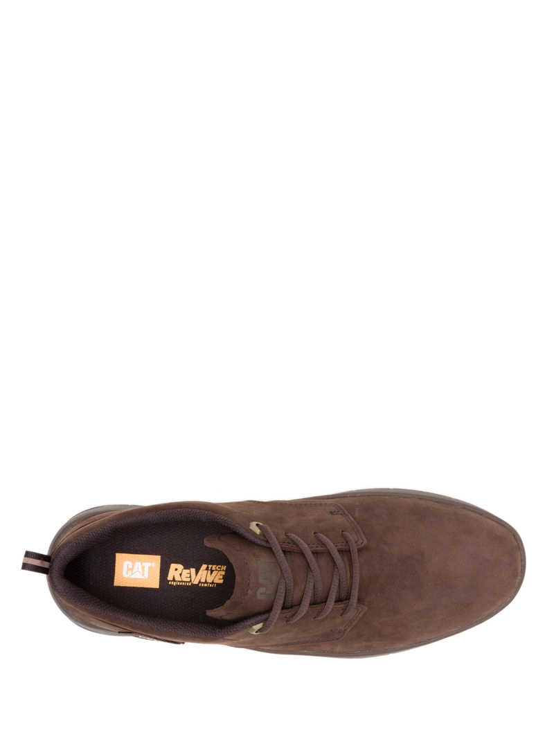 ZAPATILLA CUERO HOMBRE FLEXION LO CAFE  CAT - 7