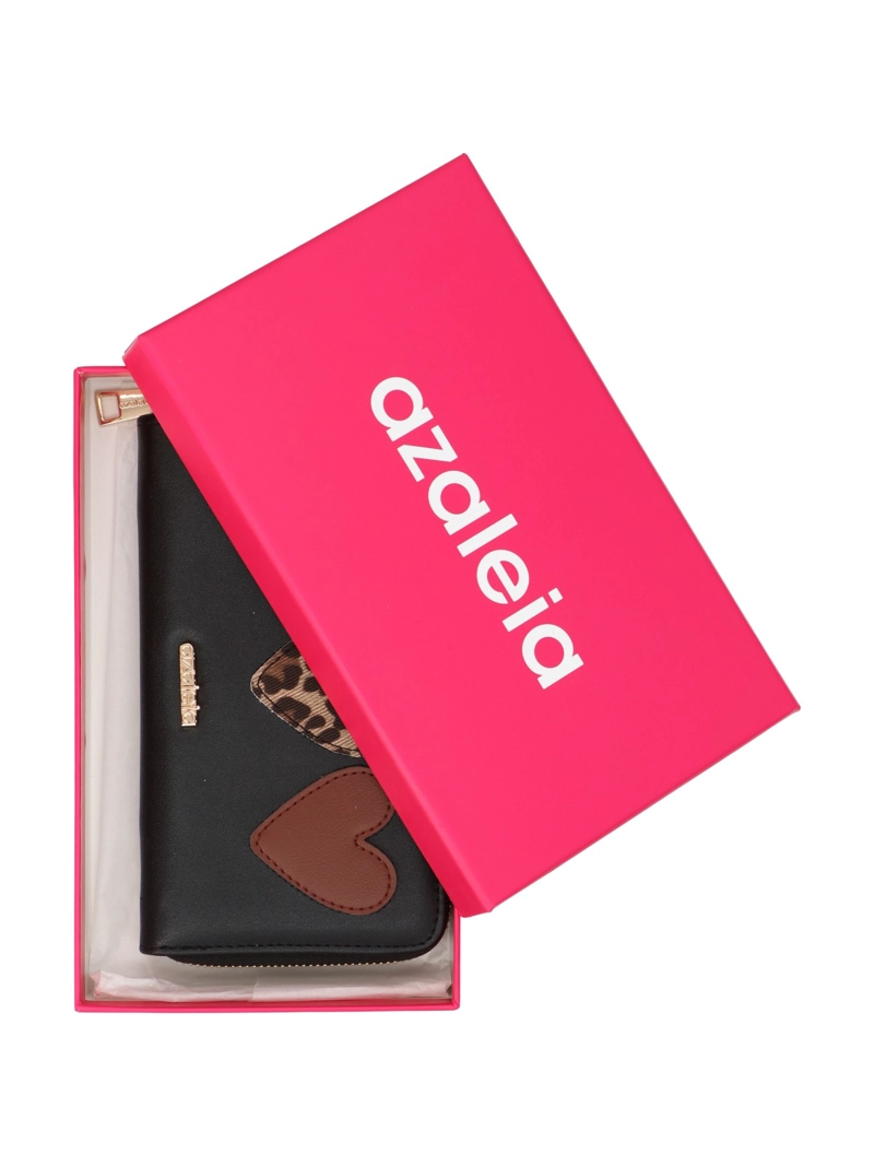 BILLETERA MUJER HEART WALLET NEGRO AZALEIA - 4