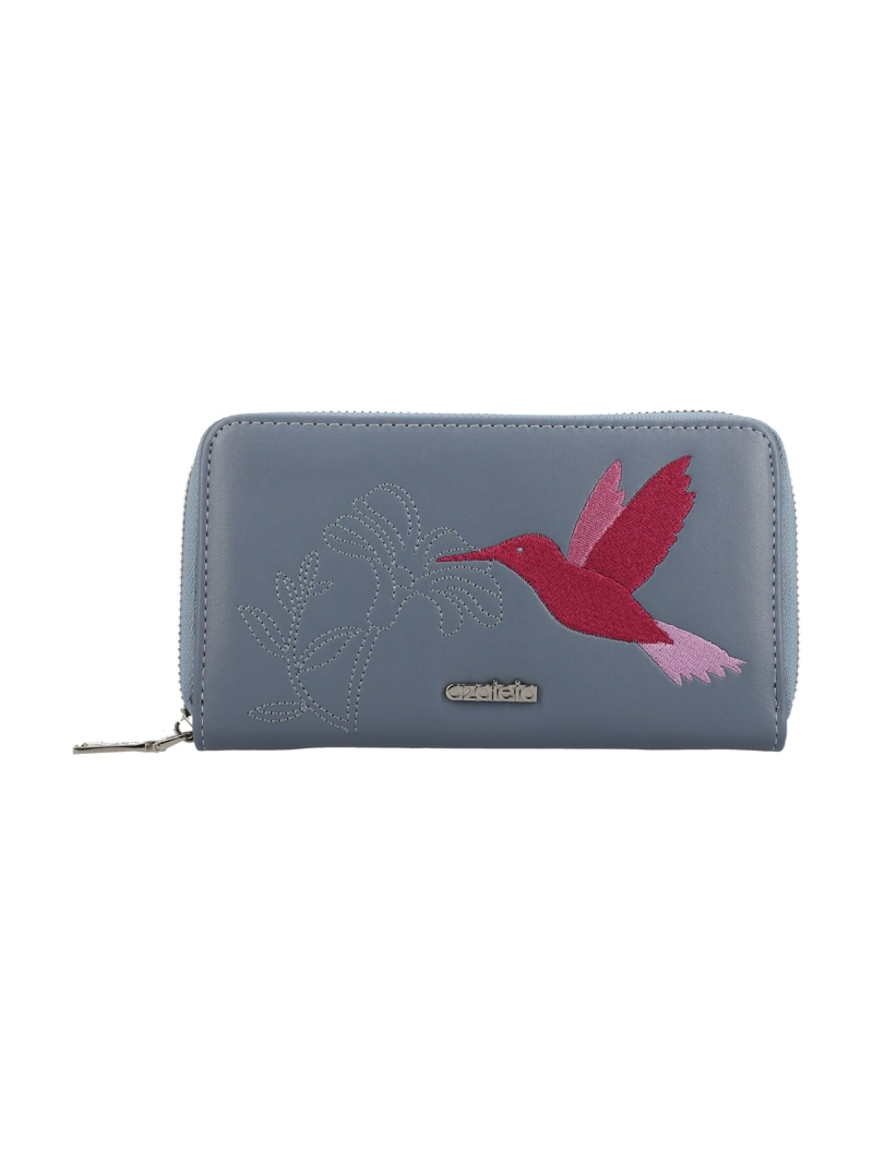 BILLETERA MUJER HUMMING WALLET AZUL AZALEIA - 1