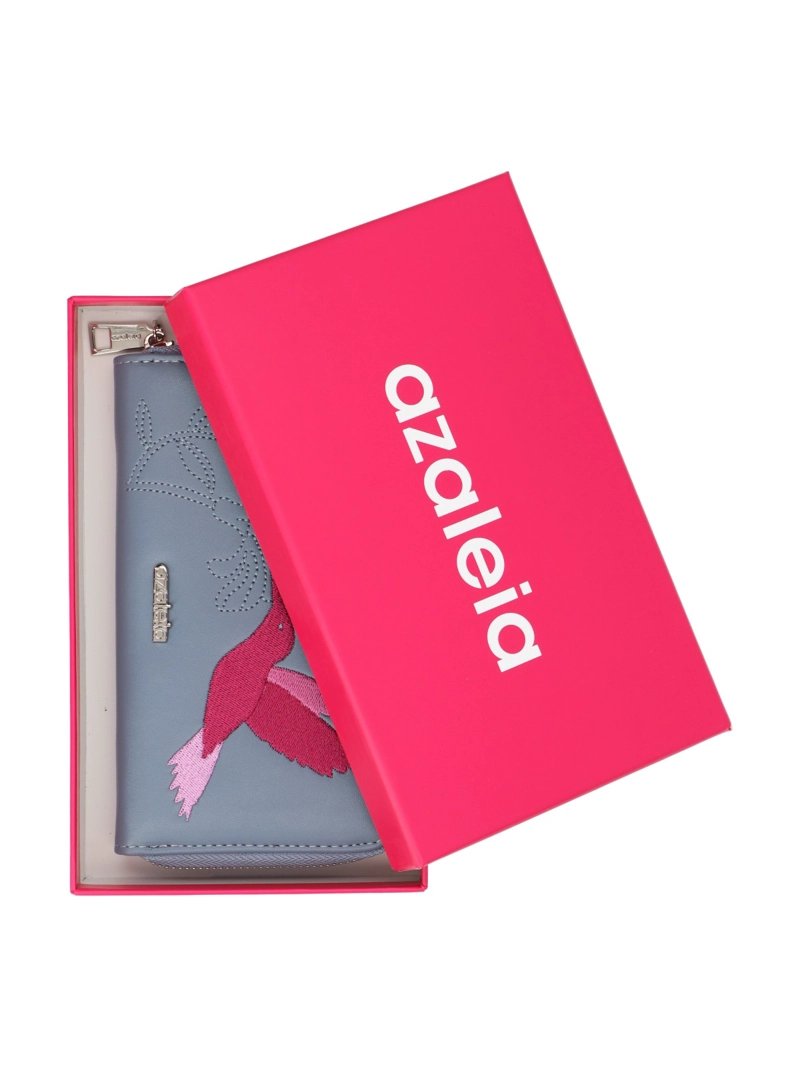 BILLETERA MUJER HUMMING WALLET AZUL AZALEIA - 4