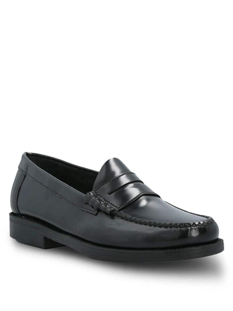 MOCASIN CUERO HOMBRE STANFORD II NEGRO HUSH PUPPIES - 1