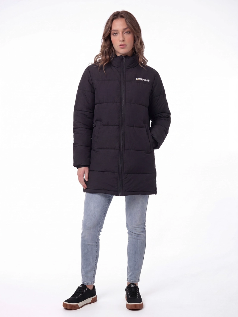 CHAQUETA MUJER HEAVYWEIGHT INSULATED PUFFER NEGRO CAT - 1