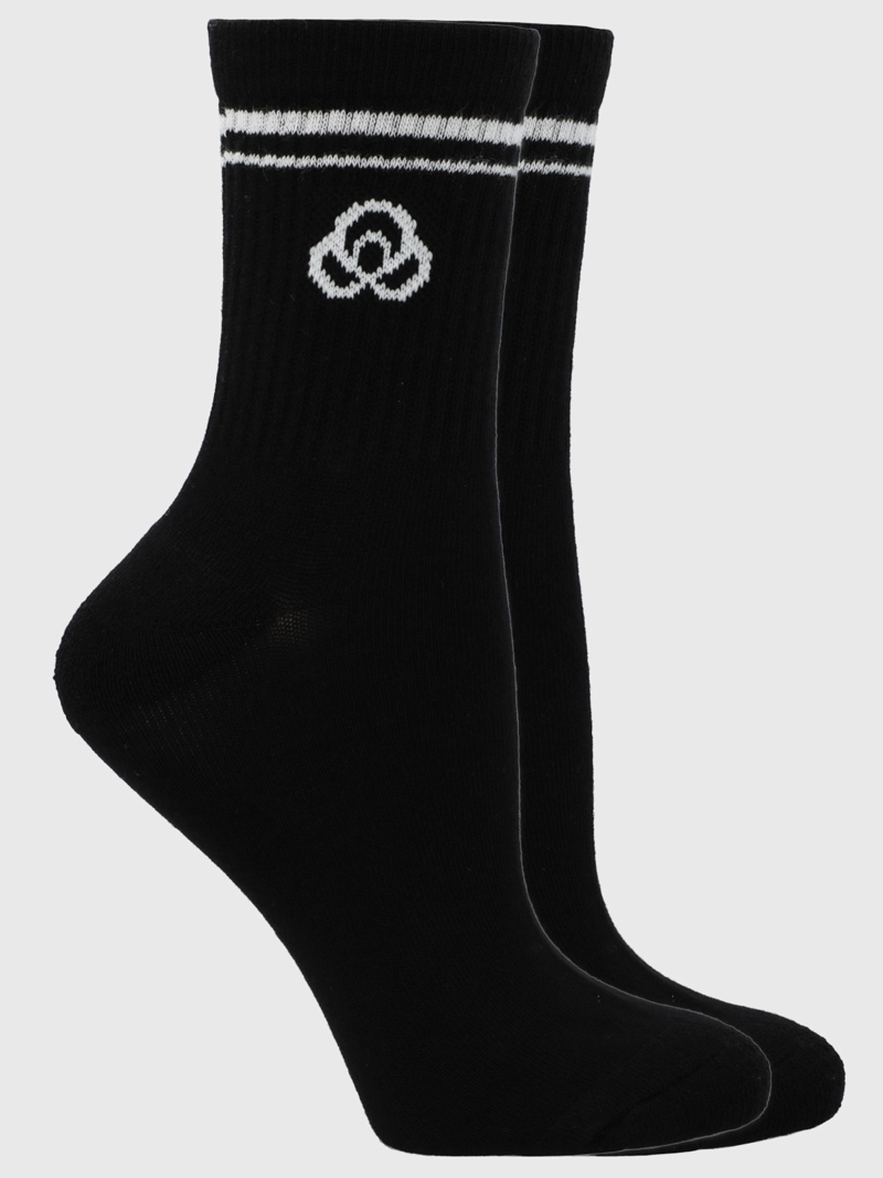 CALCETIN 2 PACK QUARTER NEGRO BSOUL - 1