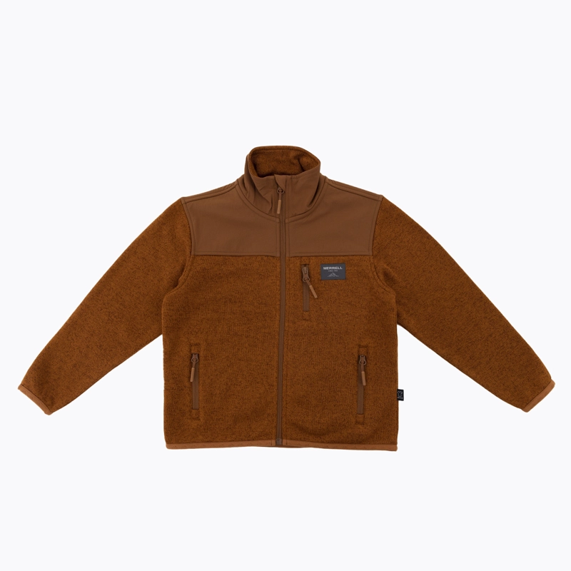 POLAR NIÑO PEUMO NARANJO OSCURO MERRELL - 1