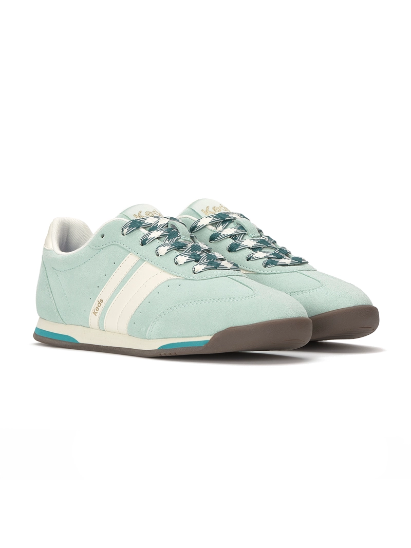 ZAPATILLA CUERO MUJER REVIVAL GAMUZA MENTA KEDS - 4