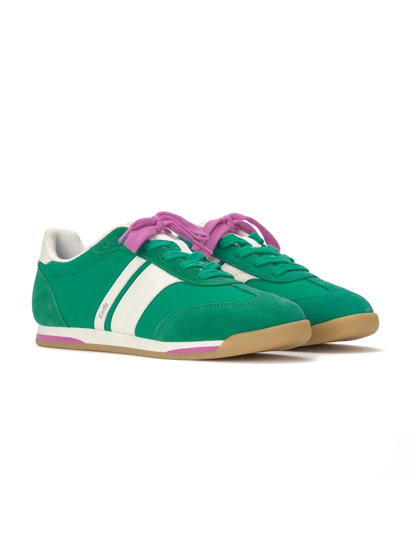 ZAPATILLA MUJER REVIVAL NYLON/SUEDE MENTA KEDS - 4