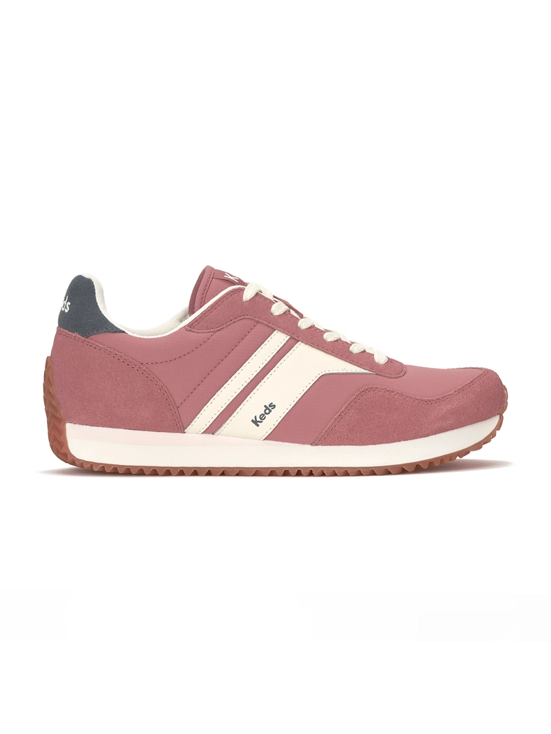 ZAPATILLA CUERO MUJER RENA NYLON/SUEDE FUCSIA KEDS - 1