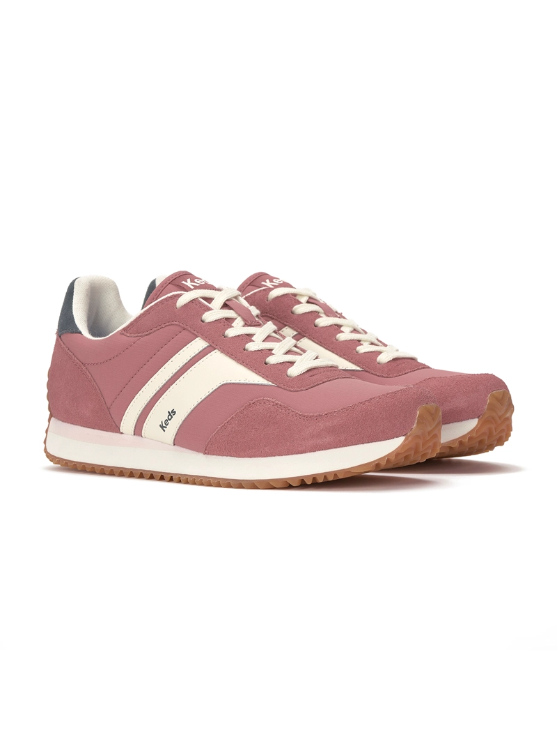 ZAPATILLA CUERO MUJER RENA NYLON/SUEDE FUCSIA KEDS - 4