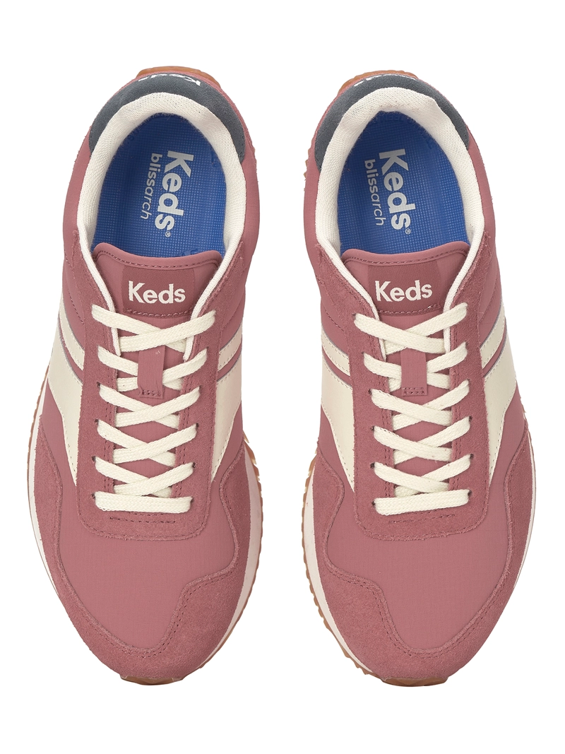 ZAPATILLA CUERO MUJER RENA NYLON/SUEDE FUCSIA KEDS - 5